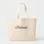 Bridesmaid Classy Browns Tote Bags