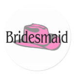 Bridesmaid (Cowboy Hat) Stickers