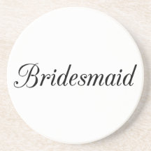 Bridesmaid Drink Coasters