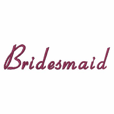 Bridesmaid Embroidered Polo by BlayzeInk