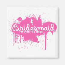 Bridesmaid Fridge Magnet