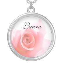Bridesmaid Gift Pink Rose Wedding Set Pendants