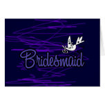 Bridesmaid graffiti card