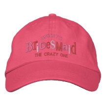 Bridesmaid Party Wedding Gift Embroidered Hats