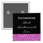 Bridesmaid Pink Leopard Z002