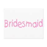 Bridesmaid (Pink)