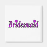 Bridesmaid Simply Love Fridge Magnet