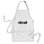 Bridesmaid (Sq Blk) Aprons