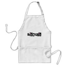 Bridesmaid (Sq Blk) Apron