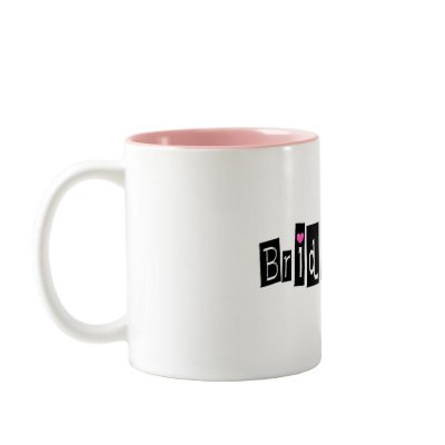 Bridesmaid (Sq Blk) Coffee Mugs by BacheloretteGirl