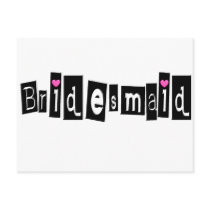 Bridesmaid (Sq Blk)