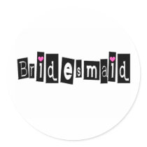 Bridesmaid (Sq Blk)