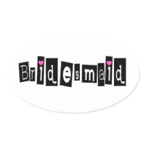 Bridesmaid Stickers