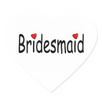 Bridesmaid Sticker