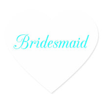 Bridesmaid Sticker