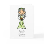 Bridesmaid Thank You Card