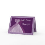 Bridesmaid Thank You - Double PURPLE Gowns