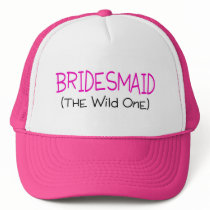 Bridesmaid The Wild One Mesh Hat