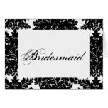 "Bridesmaid" Wedding Table Card
