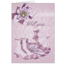 Bridesmaid, Will you be my Bridesmaid? Greeting Cards