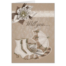 Bridesmaid, Will you be my Bridesmaid? Greeting Cards