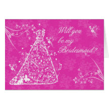 Bridesmaid, Will you be my bridesmaid? Cards
