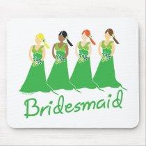 Bridesmaids Attendant Mousepad