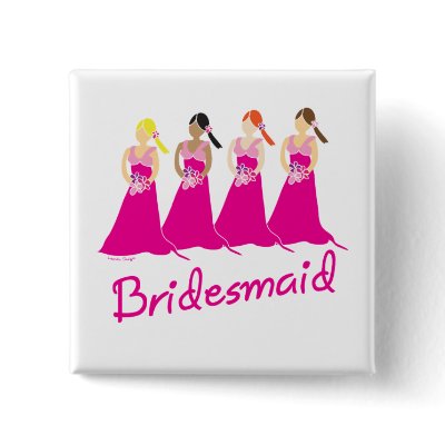 Bridesmaids Buttons and Favours by lesrubaweddings