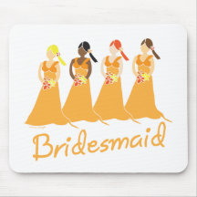Bridesmaids Favours Mousepad