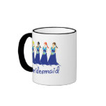 Bridesmaids in Blue Wedding Attendant Mug