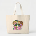 Bridesmaids in Pink Bags
