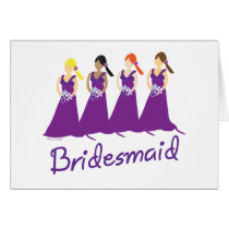 Bridesmaids in Purple