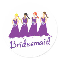 Bridesmaids in Purple