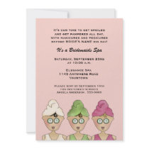 Bridesmaids Spa Invitation