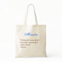Bridesmaids tote- Quote 2 Tote Bags