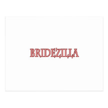 Bridezilla Postcard