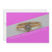 Bridezilla seeks partner in crime....