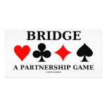 Bridge A Partnership Game Photo Card