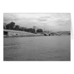 bridge and waters greeting card