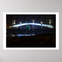 Bridge at night print
