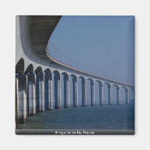 Bridge Ile de Re, France Refrigerator Magnet