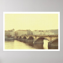 Bridge In Prague Poster