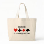 Bridge Is A Bayesian Game Canvas Bag