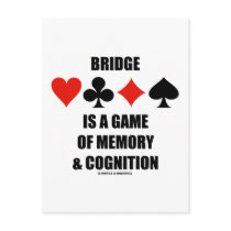 Bridge Is A Game Of Memory & Cognition Post Cards