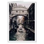 Bridge of Sighs, Venice, Italy Card