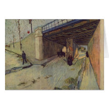 Bridge on the road after tarascon - Van Gogh Cards