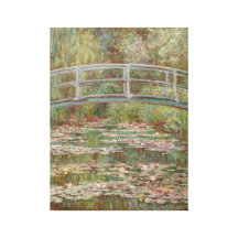 Bridge Over a Pond of Water Lilies, Claude Monet Canvas Print