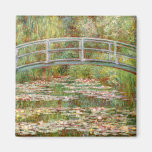 Bridge over a Pond of Water Lilies, Claude Monet Refrigerator Magnet