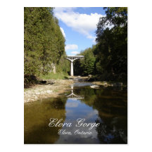 Bridge Over Elora Gorge Post Cards