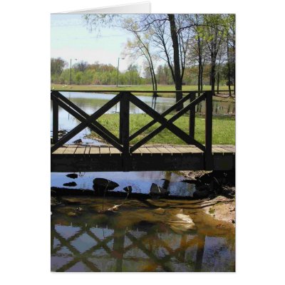 Bridge Over Still Waters Card by duelingdualities